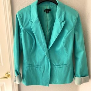 Metaphor Teal Blazer